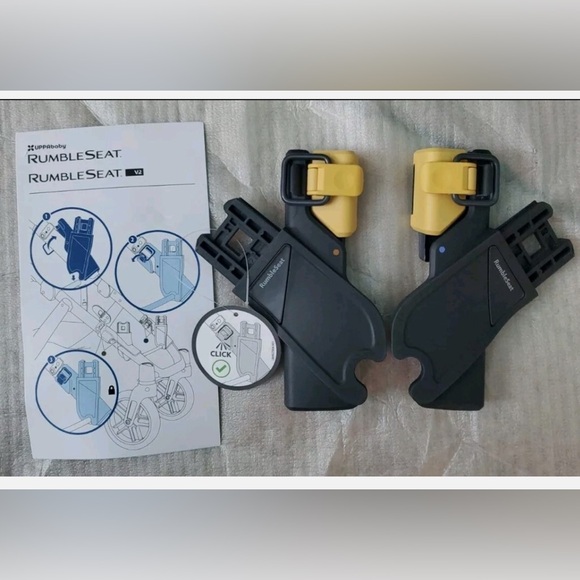 NEW UppaBaby Stroller Rumbleseat Adapters Uppa Baby V2 Unopened Updated Model - Picture 1 of 5